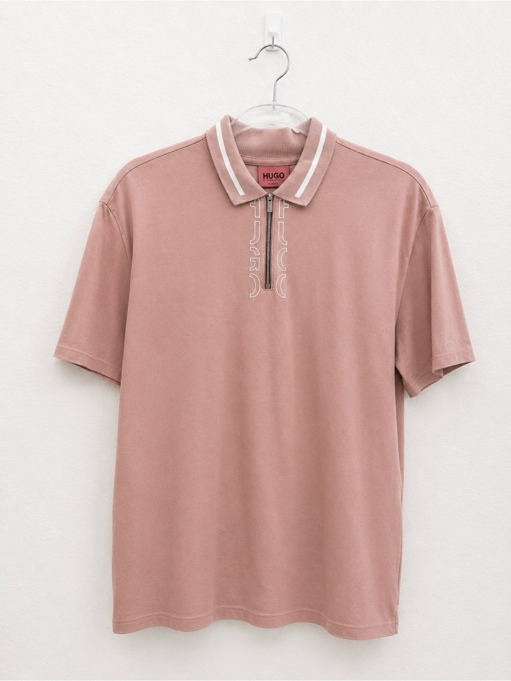 HUGO Hugo Boss Quarter-Zip Short-Sleeve Polo Sweater